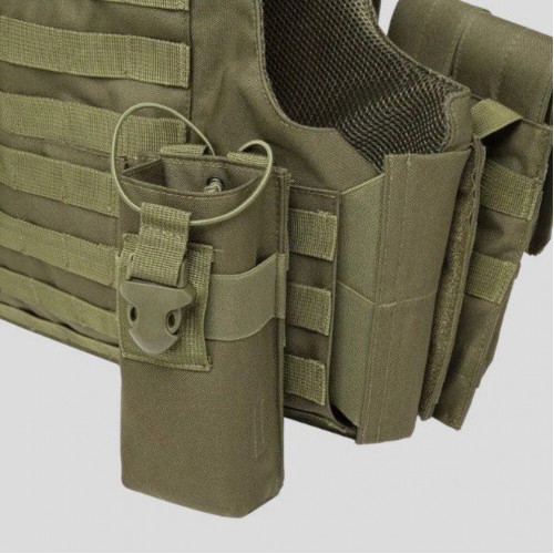 Тактический разгрузочный жилет «5 / пять карманов» с подсумками Tactical Molle Plate Carrier для съемных бронепластин в Барнауле